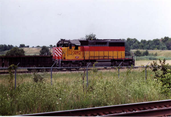 Iindiana & Ohio 3092 @ Delta Ohio - Steel Mill
