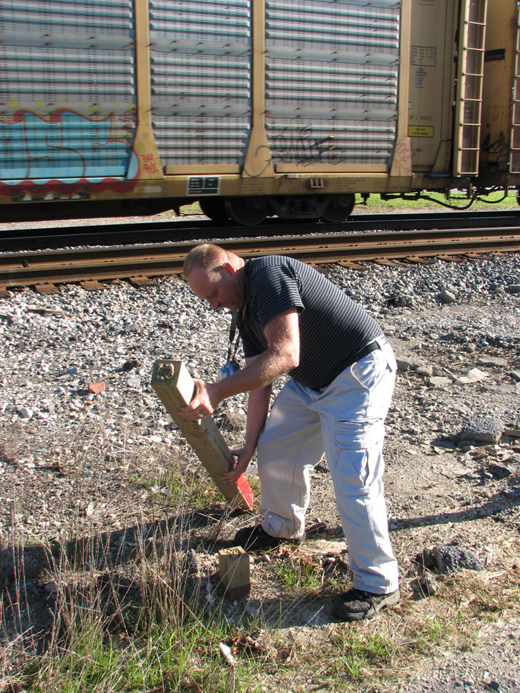 Scott messing with a beam
